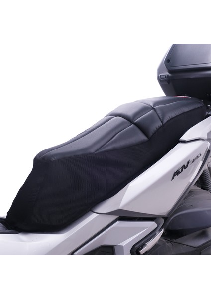Honda Adv 350 2023-2025 Uyumlu Fileli Motosiklet Konfor Sele Kılıfı Siyah modelleri