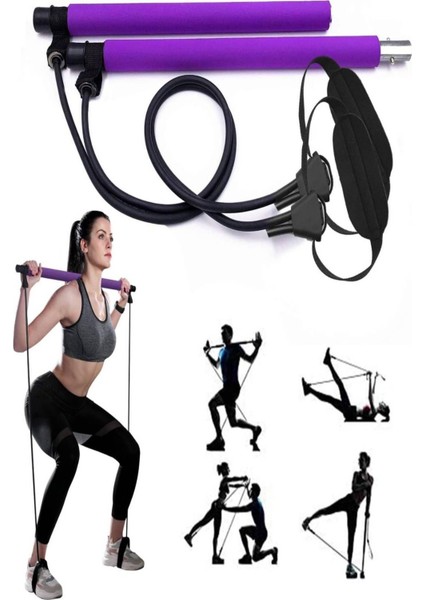 Pilates Bar-Evde,ofiste,sokakta,deniz Kenarında,portatif Sökülüp Takılabilen-Kol-Karın-Sırt Kasları fırsatları