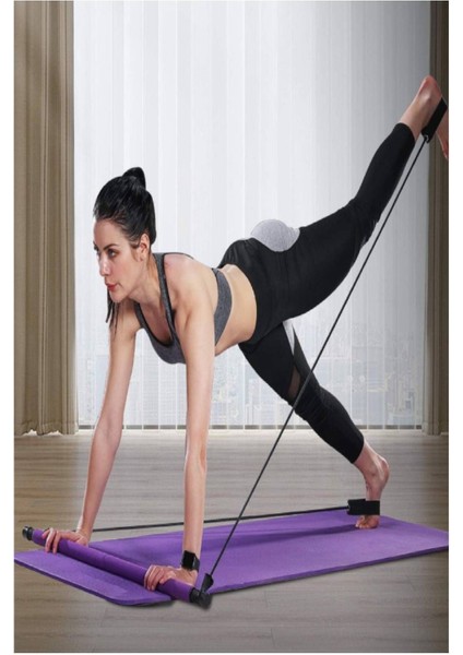 Pilates Bar-Evde,ofiste,sokakta,deniz Kenarında,portatif Sökülüp Takılabilen-Kol-Karın-Sırt Kasları indirimleri