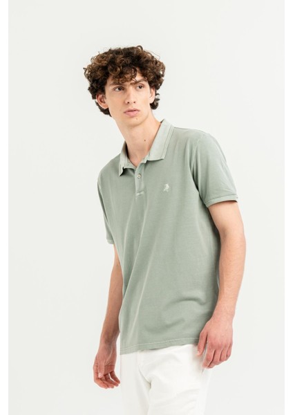 Polo Yaka Slim Fit Basic Erkek T-Shirt fırsatları