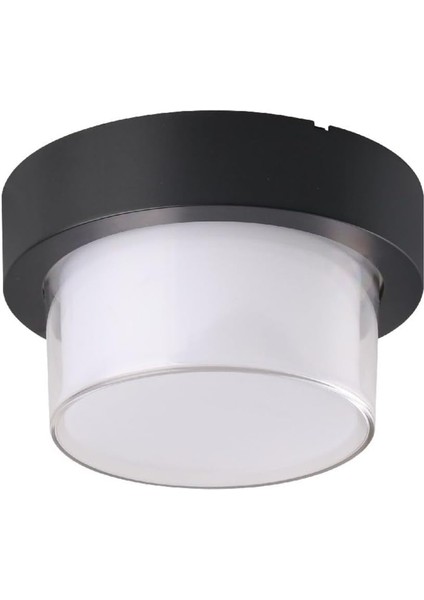 Uzmlight Ack Duvar Tavan Aplik LED 12 Watt, 3000 Kelvin LED Armatür, Iç ve Dış Mekan Modern Aplik, Bahçe Duvar Aplik Banyo, Teras Aplik