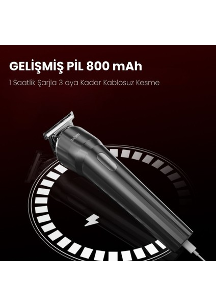 Beardo Çok Fonksiyonlu Tüm Vücut Için Uygun Şarjlı Saç ve Tıraş Makinesi