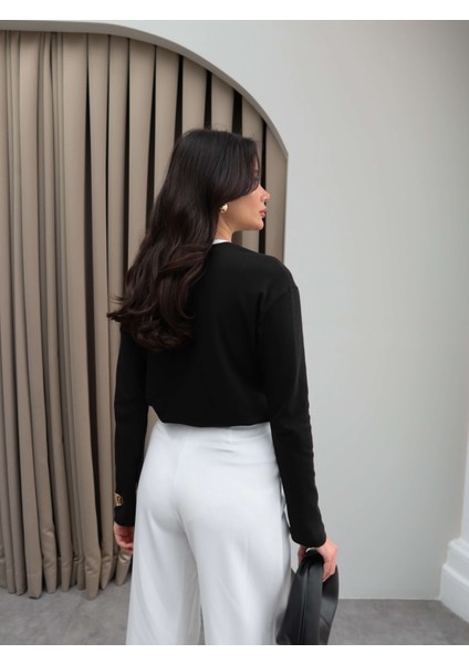 Yaka Şeritli Uzun Kol Body indirimleri