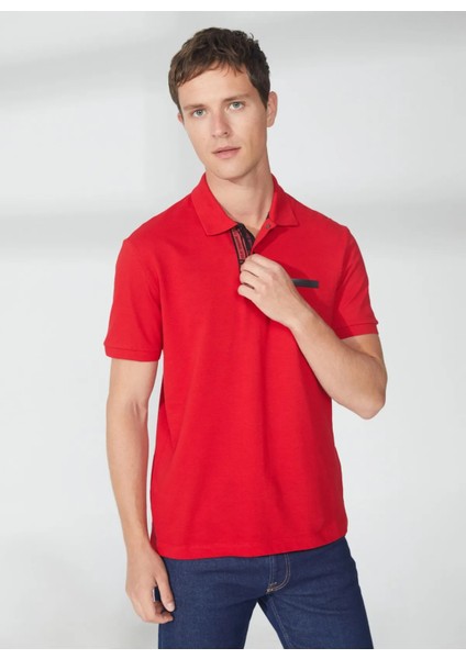 Polo Yaka Pamuk Slim Fit Erkek T-Shirt