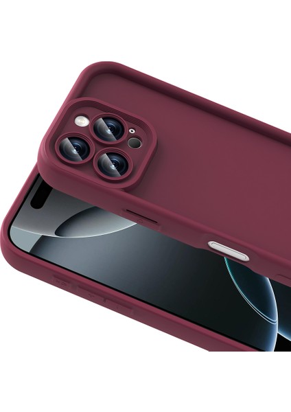 Apple iPhone 16 Pro Kılıf Kamera Korumalı Tdom Ananas Kapak - Pembe fırsatları