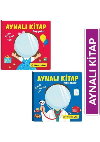 Aynalı Kitap 2MP#039LI Set (Duygular - Meslekler)