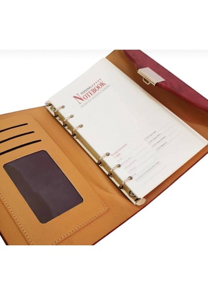 Şifreli Ahşap Kapaklı Defter Özel Kutusunda Değiştirilebilir Içerikli