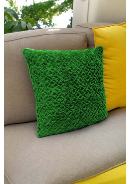 Bohem 4'lü Dekoratif Yastık Kılıfı Kırlent Kılıfı 43 x 43 cm Yeşil Otantik Desen fiyatları