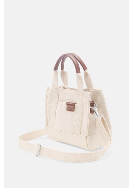 Std Kadın Soft Krem Kanvas Tote Bag 232 Klasik