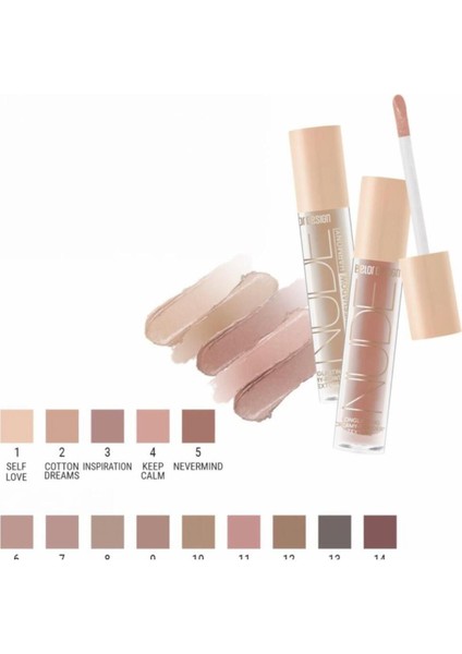 Belor Design Nude Harmony Likit Göz Farı Ton:13 Smoky fırsatları
