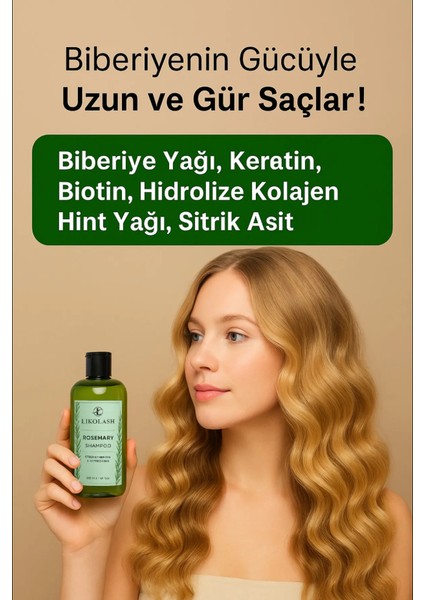 Biberiye Şampuanı Keratin, Biotin ve Kolajen Özlü 500 ml modelleri