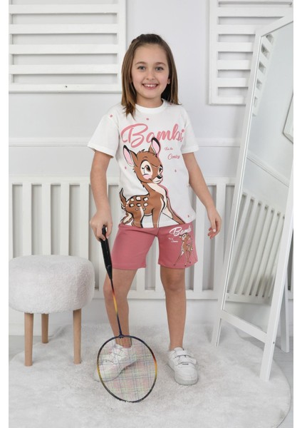 Bambi Baskı Kız Çocuk Takım