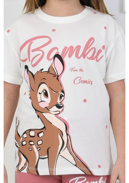 Bambi Baskı Kız Çocuk Takım