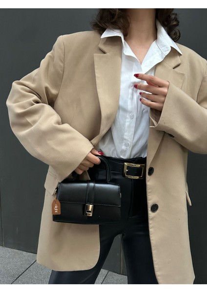 Paula Model Siyah Kadın El Ve Omuz Çantası