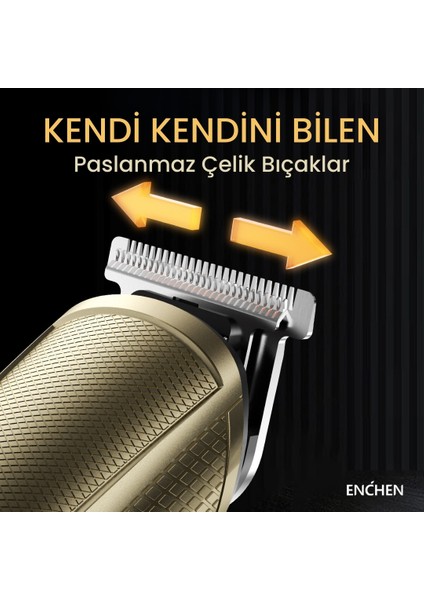Beardo 3 Gold Çok Fonksiyonlu Tüm Vücut Için Uygun Şarjlı Saç Ve Tıraş Makinesi