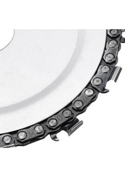 Zincirli Ahşap Testeresi 115 mm 4" Taşlama Makine Uyumlu Kesme Oyma Şekil Verme Testeresi 1 Adet