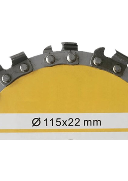 Zincirli Ahşap Testeresi 115 mm 4" Taşlama Makine Uyumlu Kesme Oyma Şekil Verme Testeresi 1 Adet