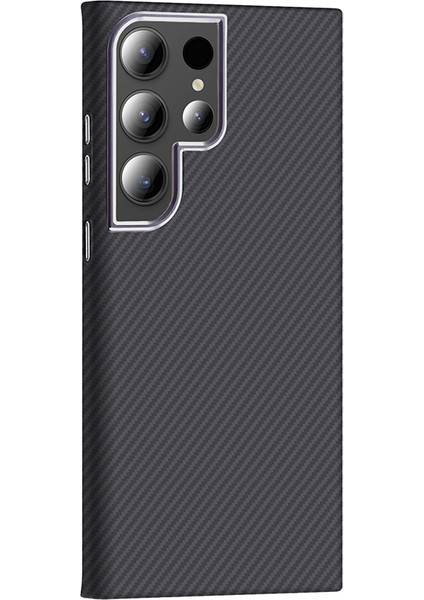 Samsung Galaxy S24 Ultra Kılıf M-Safe Şarj Özellikli Karbon Fiber Görünümlü Gros Kapak fiyatları