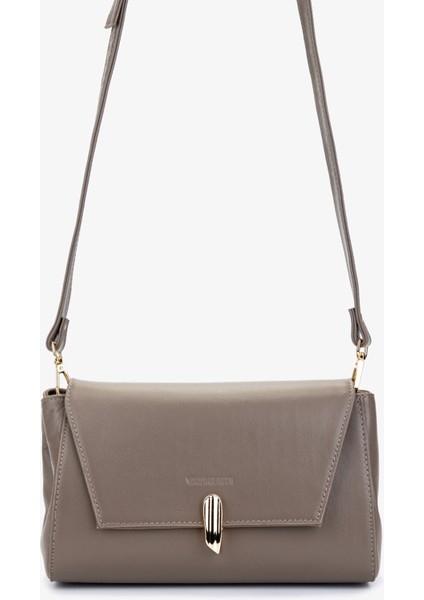 Kadın Deri Kahverengi Postacı Çanta 147 0750 Bn Cnt Y25 Acı Kahve