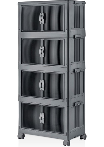 Katlanabilir Modüler Dolap 4 Lü 54 cm x 31,7 cm x 127 cm fiyatları