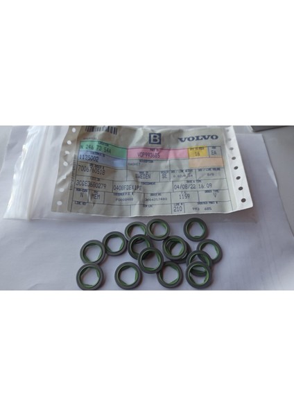 Kauçuk Bağlantılı Rondela R24 Orijinal Volvo Penta Marine 993685 Conta Oem 16 Adet Takım Gasket fiyatları