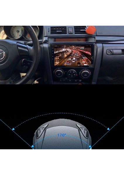 Dash Cam - Yüksek Çözünürlüklü Araç Ön Kayıt Kamerası Araç Multimedya Sistemi Uyumlu - USB Bağlantı