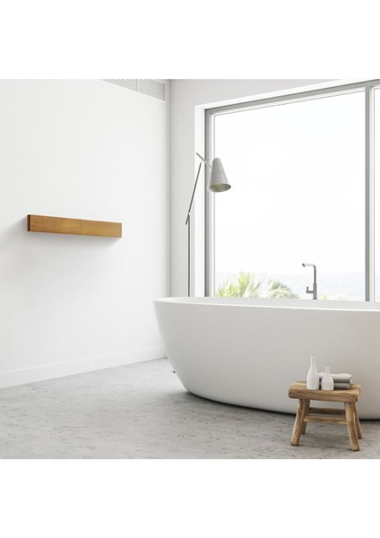 Luxedry Duvara Monte Estetik ve Pratik Dayanıklı Metal Malzemeli Çamaşırlık - (ANTRASİT-120CM)
