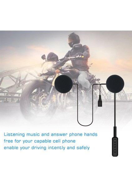 Motosiklet Bt Kask Kulaklığı El Serbest Müzik Kontrolü (Yurt Dışından) modelleri