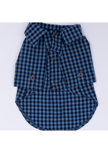 Mavi Luss Kedi Köpek Gömleği - Kedi Köpek Kıyafeti indirimleri