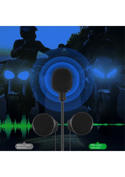 Motosiklet Bluetooth Kulaklıkları Bluetooth 5.0 800MA Pil (Yurt Dışından) indirimleri