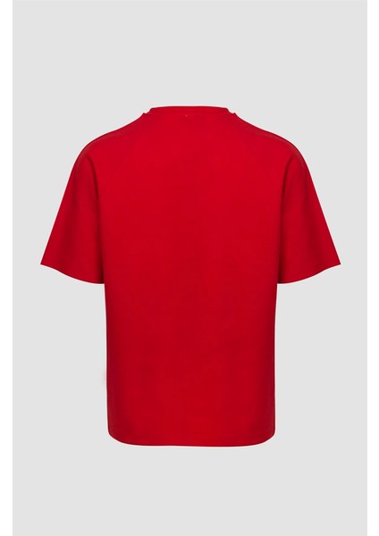 Bisiklet Yaka Oversize Baskılı modelleri