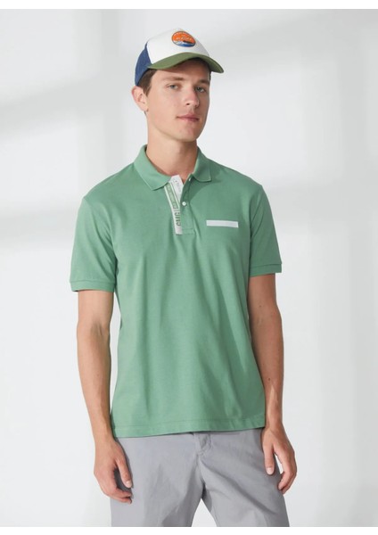 Polo Yaka Pamuk Slim Fit Erkek T-Shirt