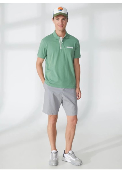 Polo Yaka Pamuk Slim Fit Erkek T-Shirt fırsatları