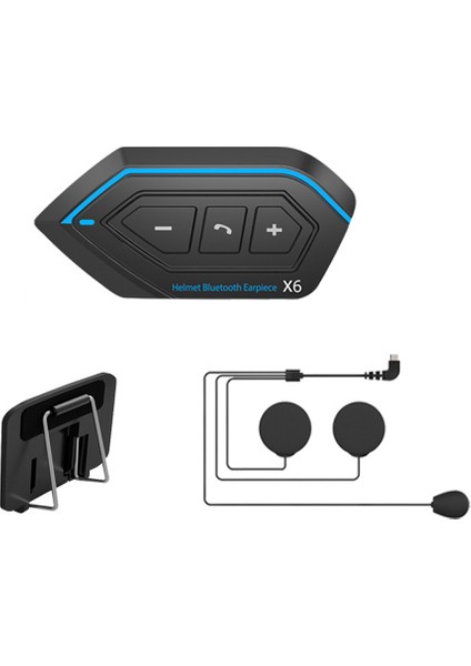 Motosiklet Kaskı Kulaklığı Bt 5.0 Hızlı Eşleşen IPX67 Suya Dalı (Yurt Dışından)