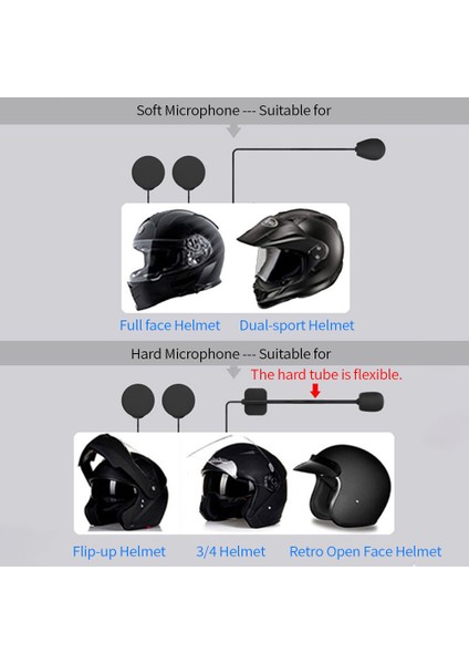 Motosiklet Kaskı Bt 5.0 Kulaklığı IP67 Su Geçirmez Gürültü Azaltma (Yurt Dışından) modelleri