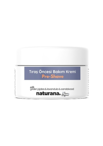 %100 Doğal Tıraş Öncesi Bakım Kremi 50 ml Koruyucu Nemlendirici Shea Butter Jojoba Sandal fiyatları