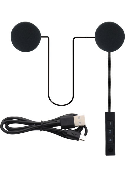 Motosiklet Bt Kulaklıkları Kask Stereo Mikrofonu (Yurt Dışından)