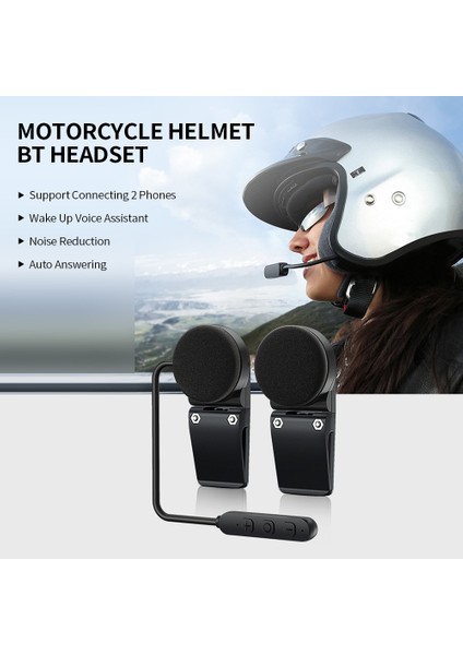 Motosiklet Kaskı Bt 5.0 Kulaklığı IP67 Su Geçirmez Gürültü Azaltma (Yurt Dışından) fırsatları