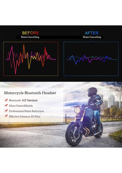 Motorsiklet Bluetooth Kask Kulaklığı Otomatik Cevaplama Yüksek Ses (Yurt Dışından) fırsatları