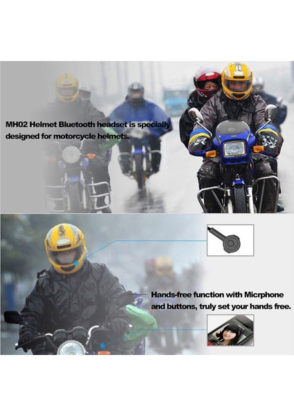 Motosiklet Kaskı Bluetooth Kablosuz Beyaz Kulaklık (Yurt Dışından) fiyatları