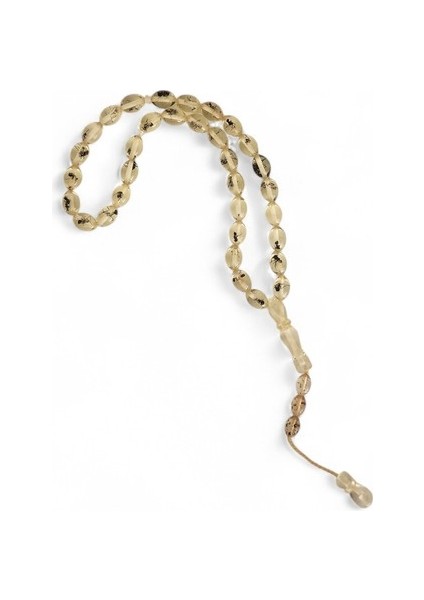 Kehribar Tespih Açık Sarı