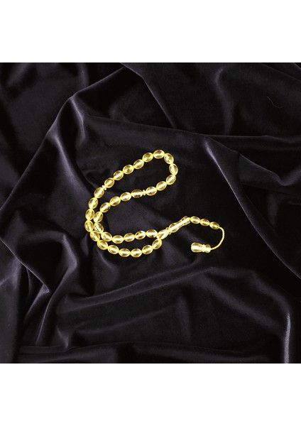 Kehribar Tespih Açık Sarı modelleri