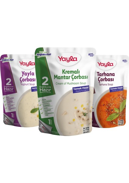 Yemek Hazır Çorba 3'lü Karma Paket-2