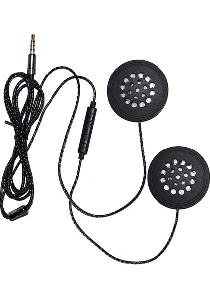 Kablolu Motosiklet Intaram Helmeti 3.5mm Elsiz Hd Mikrofon (Yurt Dışından)