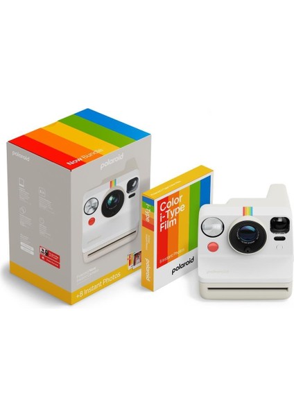 Now Gen 3 Pebble White + Color Film Bundle (8 Film)