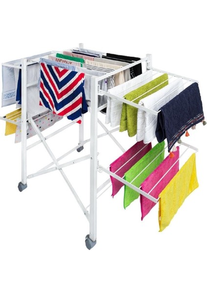 Ayaklı Çamaşır Kurutmalık Askı Beyaz modelleri