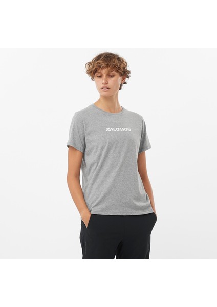 Logo SS Tee W LC2217500 KADIN GRİ Tişört