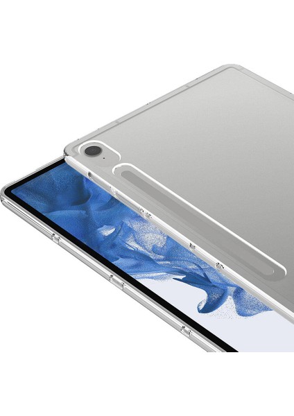 Samsung Galaxy Tab S9 Fe Kılıf Uyumlu Zore Tablet Süper Silikon Kapak-Renksiz