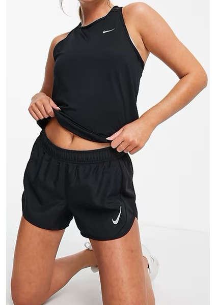 Dri Fit Tempo Race Slip Astarlı Kadın Koşu Şortu Siyah