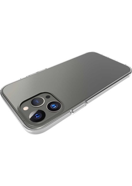 Apple iPhone 14 Pro Max Kılıf Ardx Süper Silikon Kapak-Renksiz